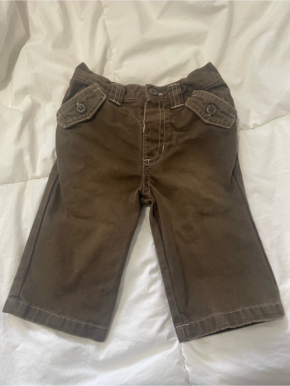 Old Navy Brown Pull-On Kids Cotton Pants